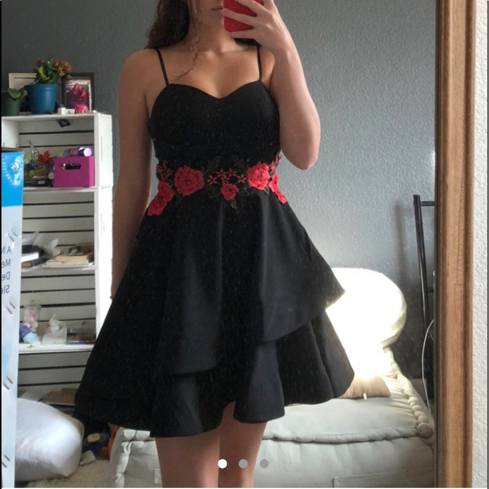 Formal floral short dress